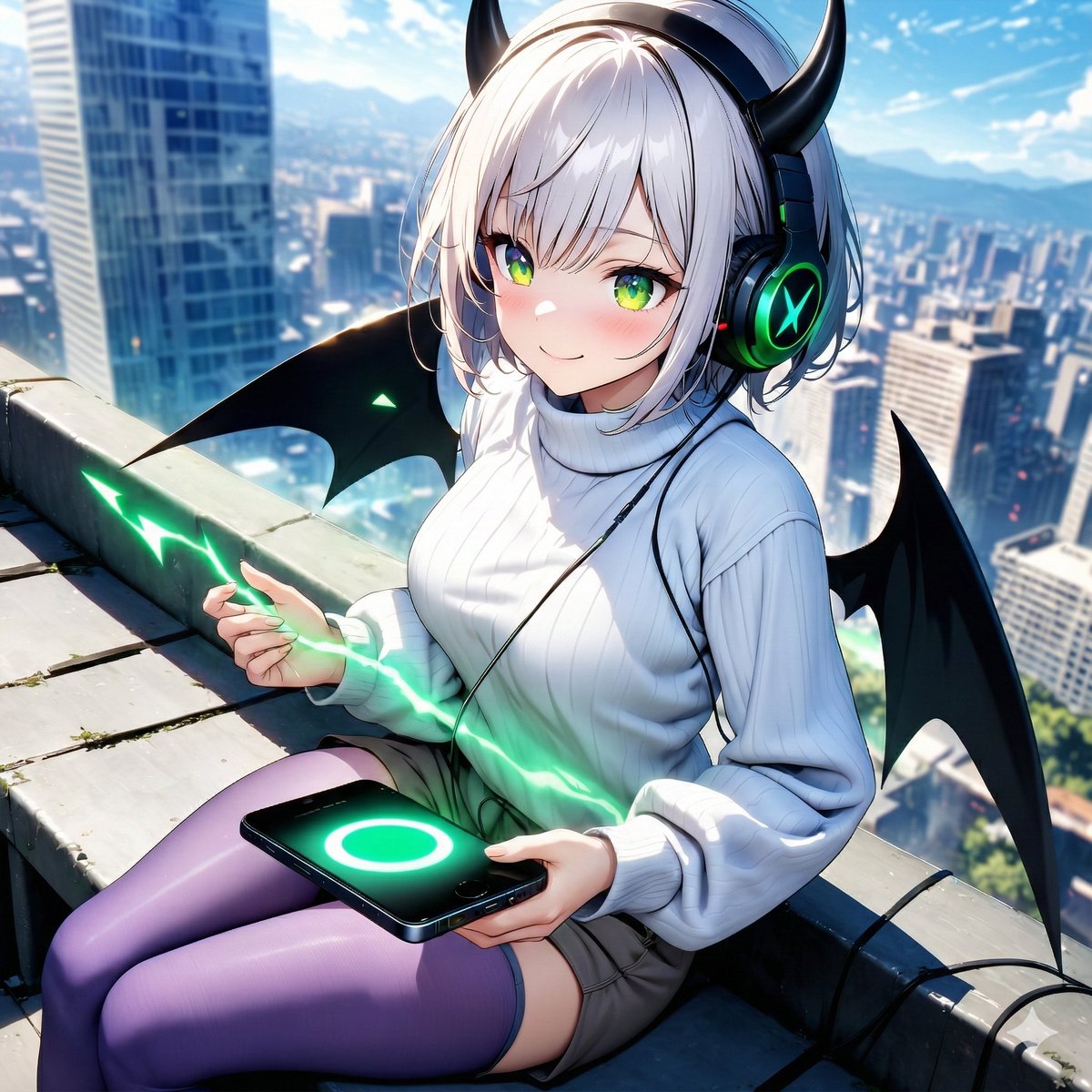 （今日は、音の日です）

素敵な音に心奪われるゲーミング悪魔
#ゲーミング悪魔 #音の日