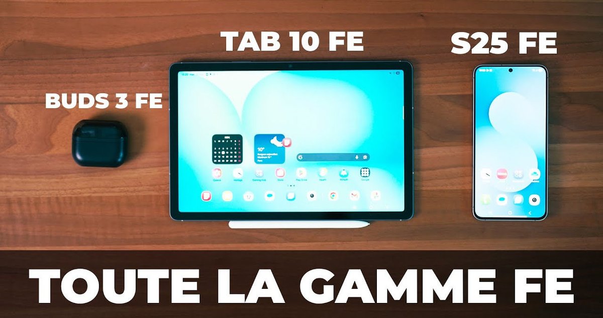 Je vous présente toute la GAMME FE de Samsung 2025 ( S25 FE, TAB 10 FE, BUDS 3 FE )
youtu.be/hNgzQKP5KLw