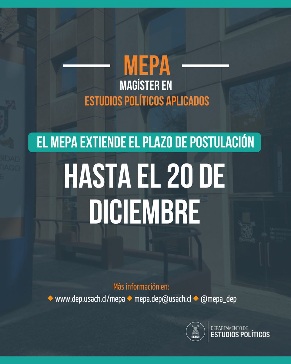 Departamento de Estudios Políticos tweet media