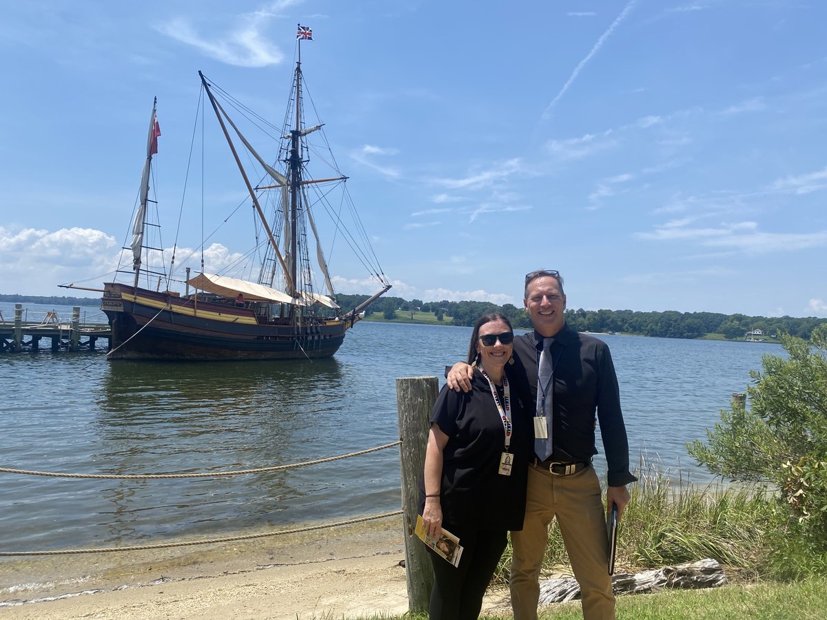 MCPAlert's tweet image. DCE and OSP attended a pre-bid for the Historic St. Mary’s City Commission project, planned to transform the Visitor Center into Education &amp;amp; Artisan Centers! The team toured the site, explored historic building reproductions, and saw Maryland’s early history come to life.