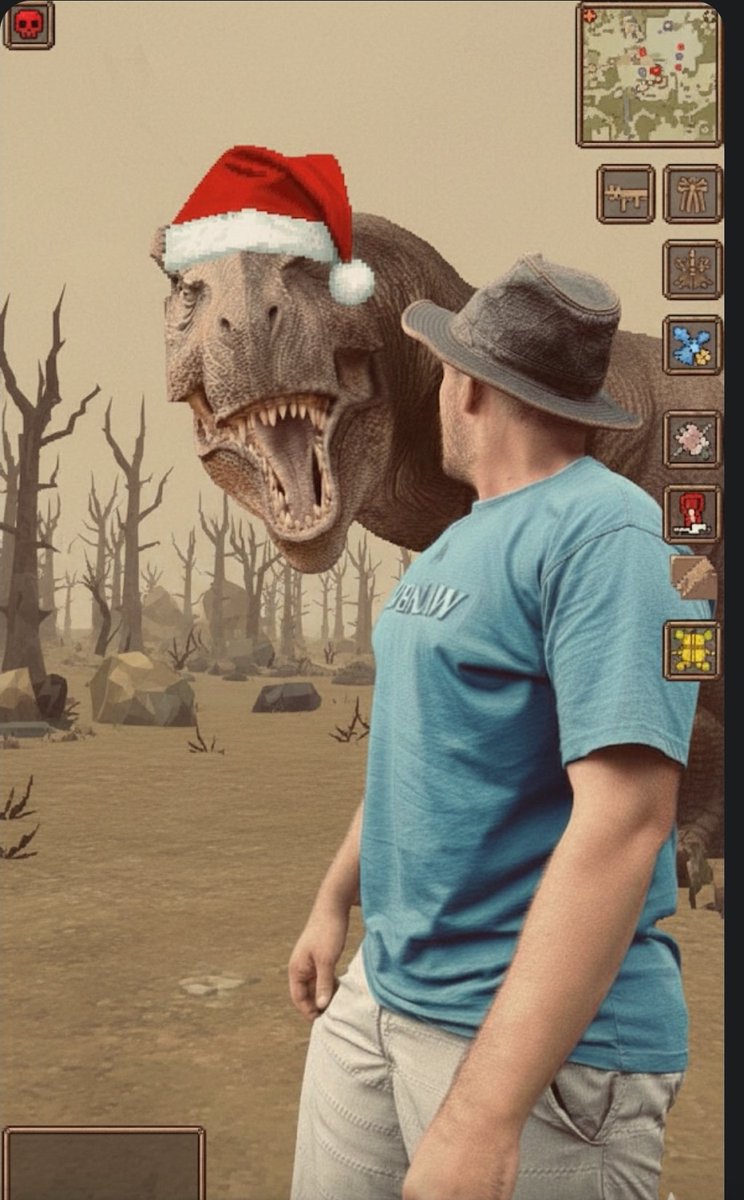 Have you ever been in wildy was oh my is that a t-rex with a santa hat! <a href="/OldSchoolRS/">Old School RuneScape</a> <a href="/GreenDragonBot/">GDB</a>
