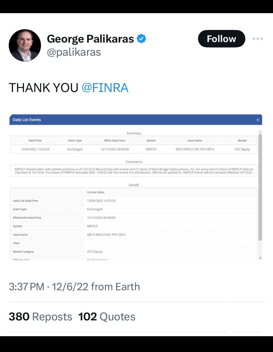 Oh look <a href="/JunkSavvy/">JunkSavvy</a> we can see <a href="/johnbrda/">John Brda</a> knew! Did <a href="/palikaras/">George Palikaras</a> do it on purpose? He had a fiduciary duty to shareholders and did nothing.