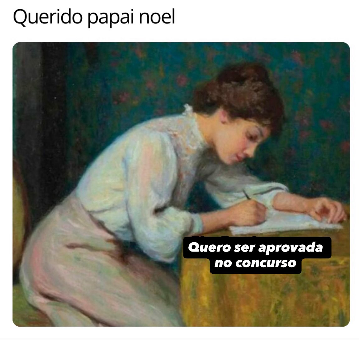 Já escreveu sua cartinha?! kkkk