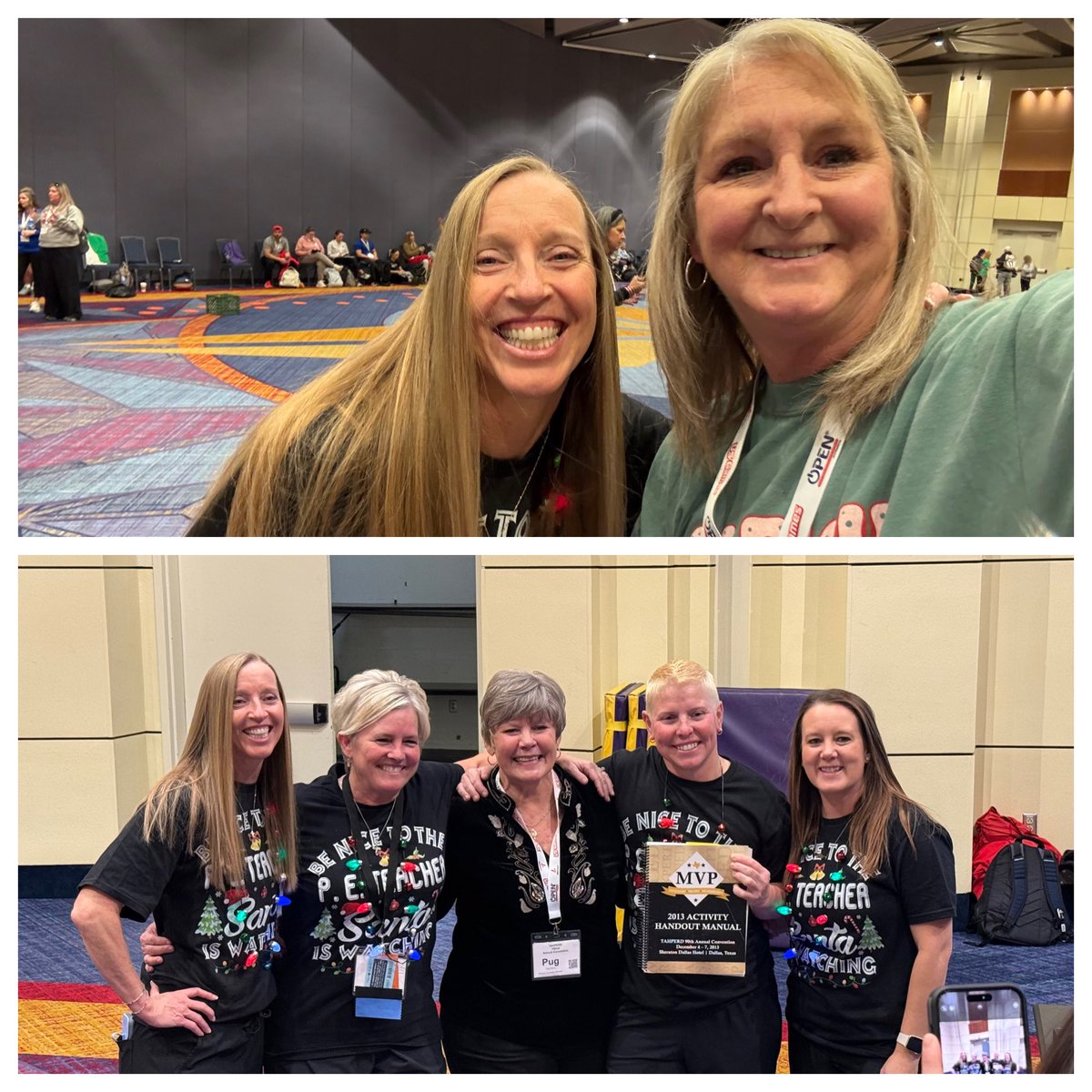 Always love going to the sessions these ladies present each year at <a href="/TexAHPERD/">Texas AHPERD</a> ! So much fun and soooo many takeaways! Thank you <a href="/kellidsmith/">PEwithCoachSmith</a> <a href="/CoachSladecekPE/">Amber Sladecek</a> <a href="/pe_wces/">KristiBaker417</a>