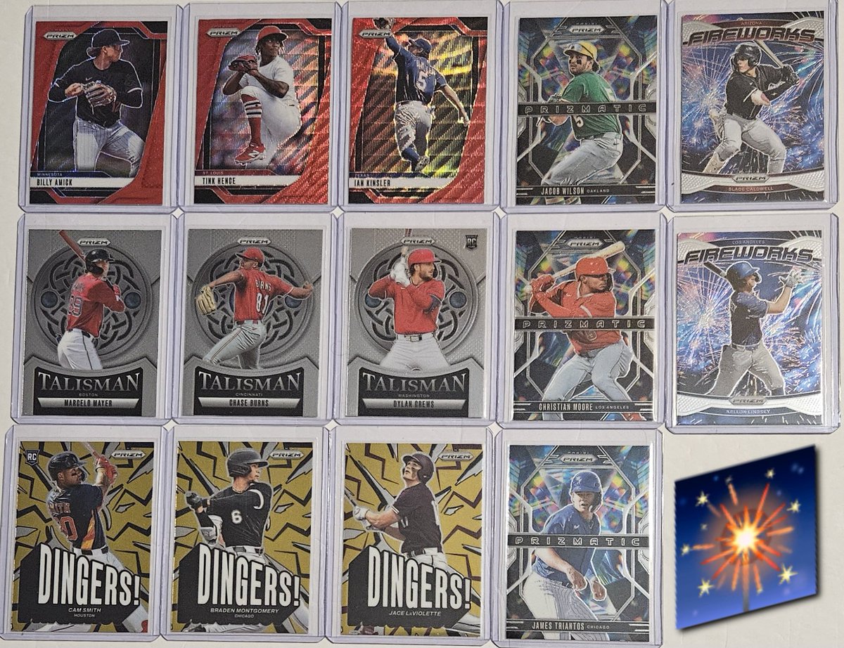 3bangerbreaks's tweet image. #Hits from the 2025 #Panini #Prizm #Baseball #Hobby #Box #Battle #Break 

#TBBCrew #MLB #TBBReposts #tradingcards #thehobby