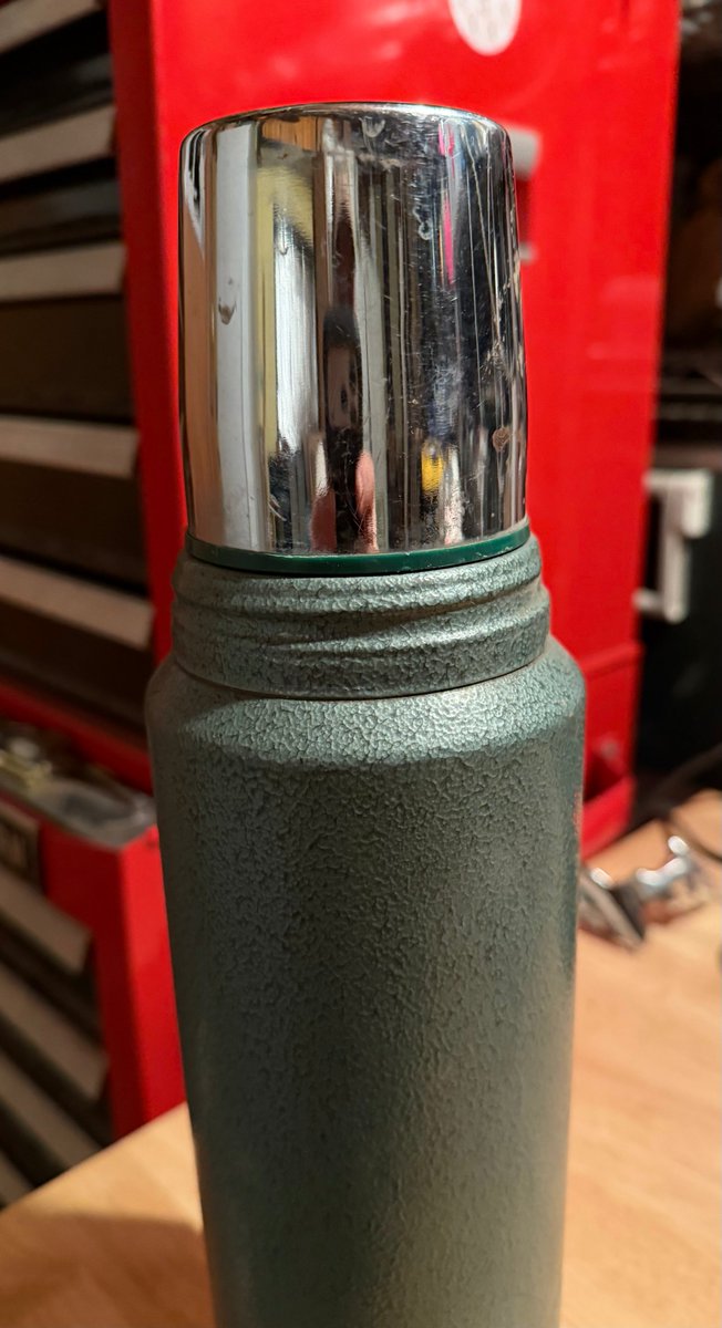 Ignore the Himalayan Sasquatch, this is the finest thermos ever built by mortal man. Stanley.
Find yourself the American made version on ebay, or liberate it from your father or grandfather.
This beauty was given to me by my dear father when I was a teenager. All America