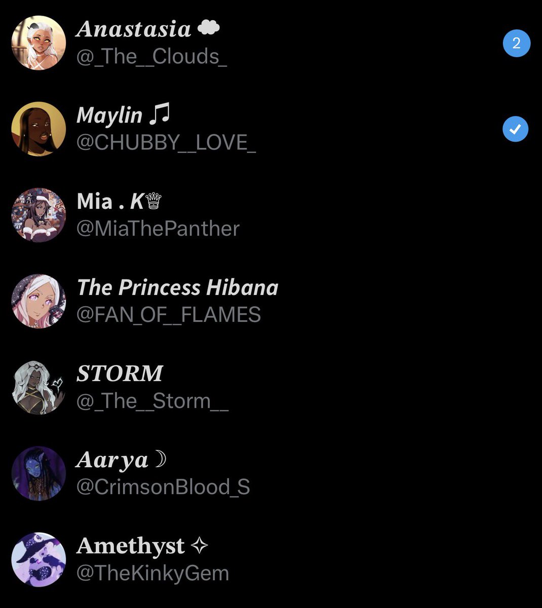 🎼|. For anyone new here! I have seven accounts!