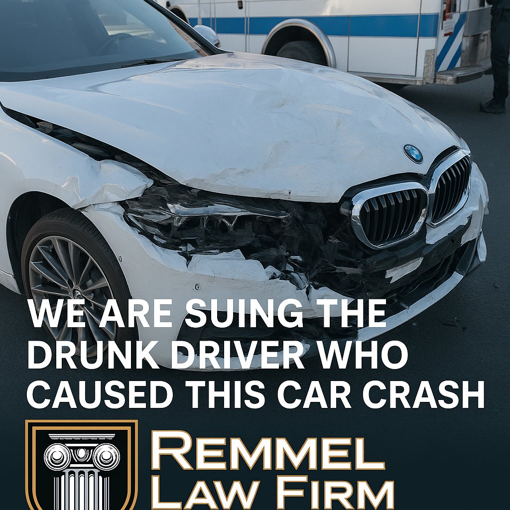 Remmel Law Firm specializes in DUI car crash cases. Call for help.