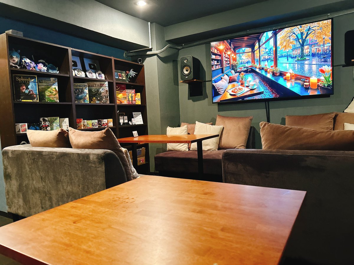 当店のご予約は📩
このアカウントへのDMにて受付中！
気軽にご連絡・ご相談ください✨
おひとり様も大歓迎です🙆‍♂️
ご来店お待ちしております〜！

 #ボードゲームカフェ #五反田シーシャ