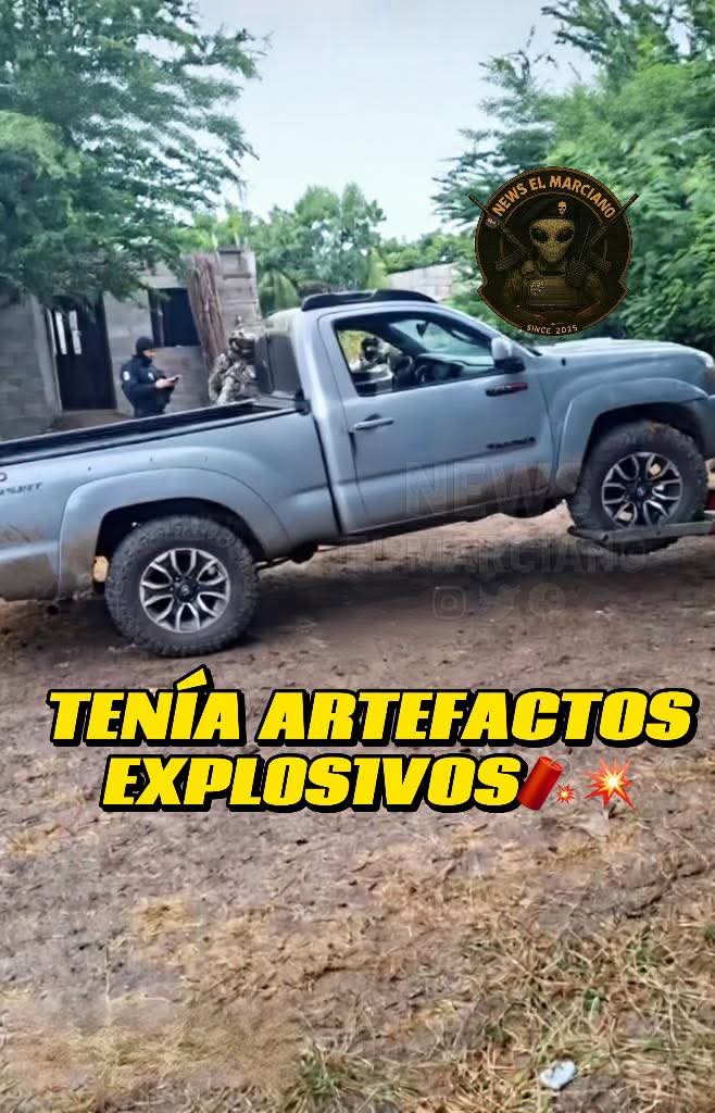 📍 Villa Juárez, Navolato
🚨 Esta tarde elementos del Ejército Mexicano realizaban recorridos por las calles de la sindicatura cuando detectaron una camioneta Toyota Tacoma gris 🚙, misma que ya había sido reportada por pobladores.