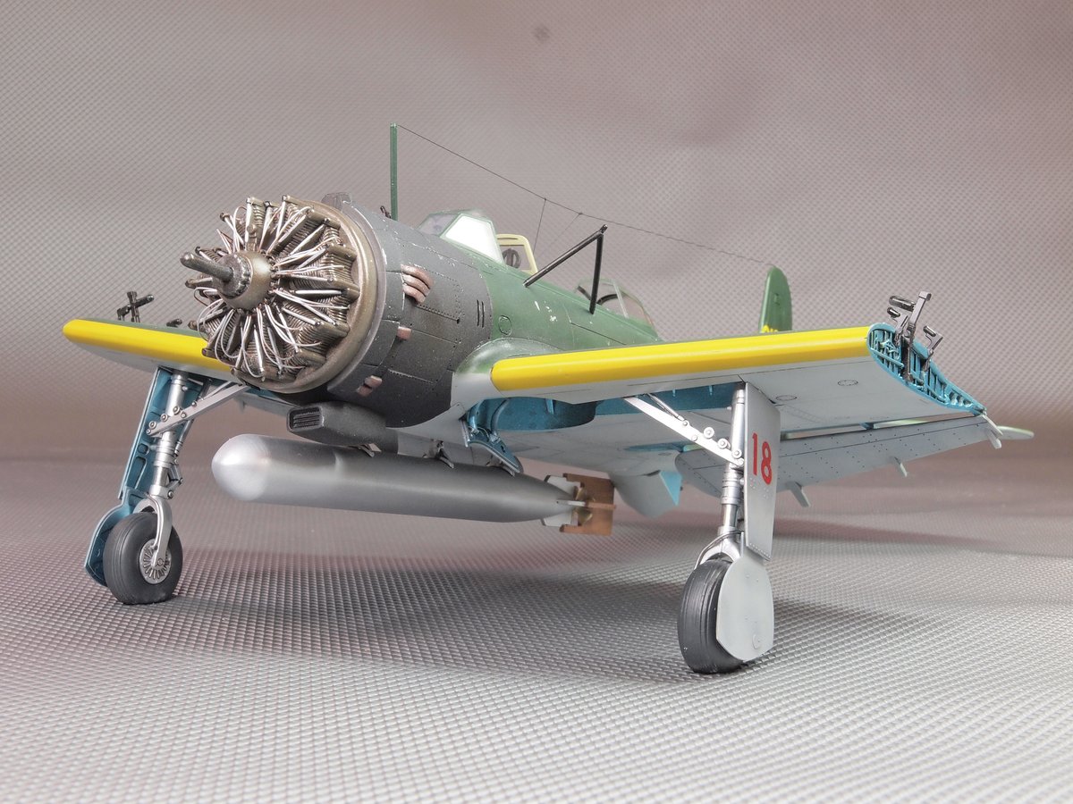 断拾離 ハセガワ 1/48天山一二型、次はフォールディングウイングバージョン