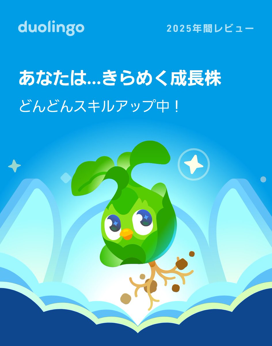 bmdamn's tweet photo. 2025年のDuolingoの学習記録が出たよ！ #Duolingo365 https://t.co/TyB8L3swld