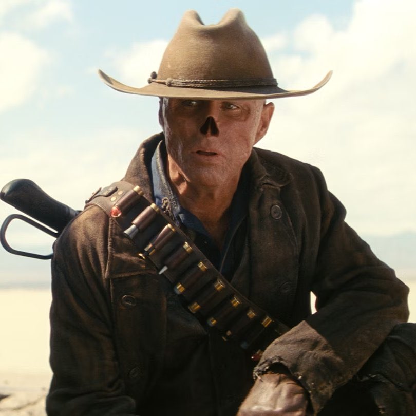 DiscussingFilm's tweet photo. Walton Goggins says he won’t play the ‘FALLOUT’ games as it will ruin his performance as The Ghoul.

“All of a sudden, I'm looking at this world from a very different perspective... as something on a screen... I believe The Ghoul exists in the world. The best way that I can serve the fans of this game is to go to work every single day and believe the circumstances that I'm presented with”

(Source: https://t.co/LzB42Nsjn8)