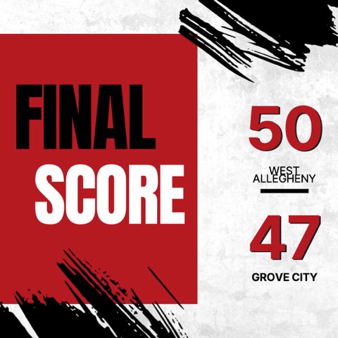 From Erie, PA - WA with the  WINNER over Grove City. Josiah Johnson leads the way tonight with 25 big ones!