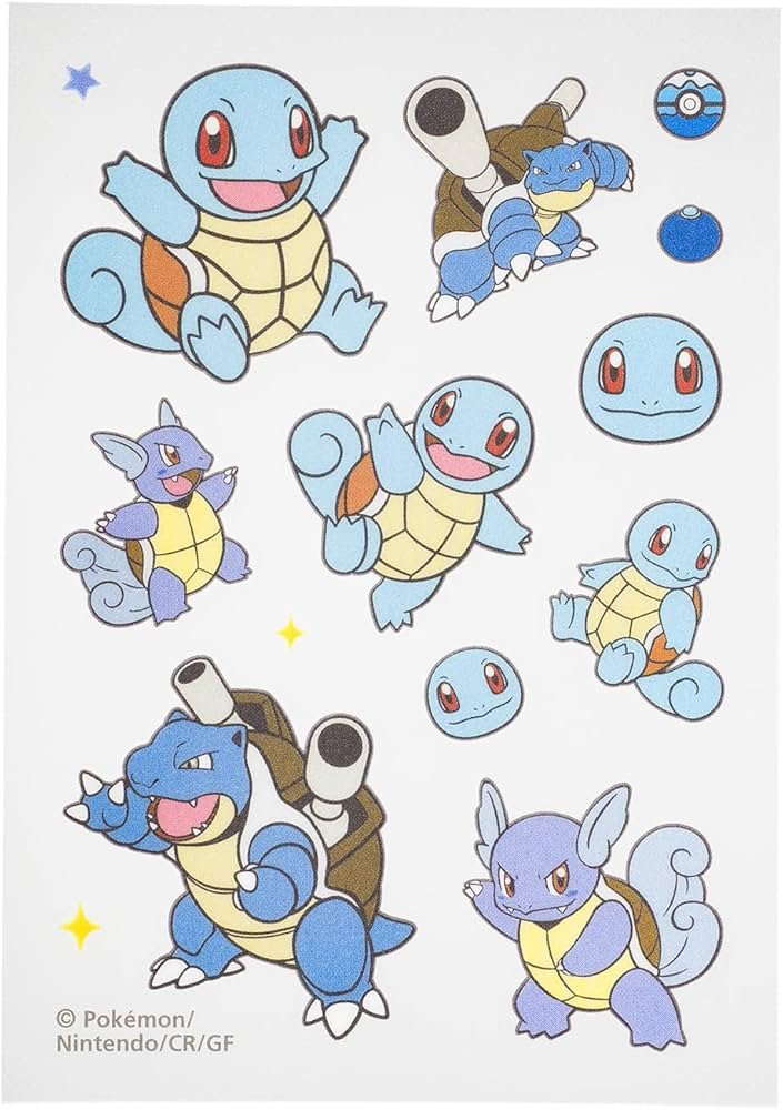 ポケットモンスター　水ポケモン 大集合！ カメックス ゼニガメ ワイワイ ワニ ポケットモンスター 水ポケモン 大集合！ カメックス ゼニガメ