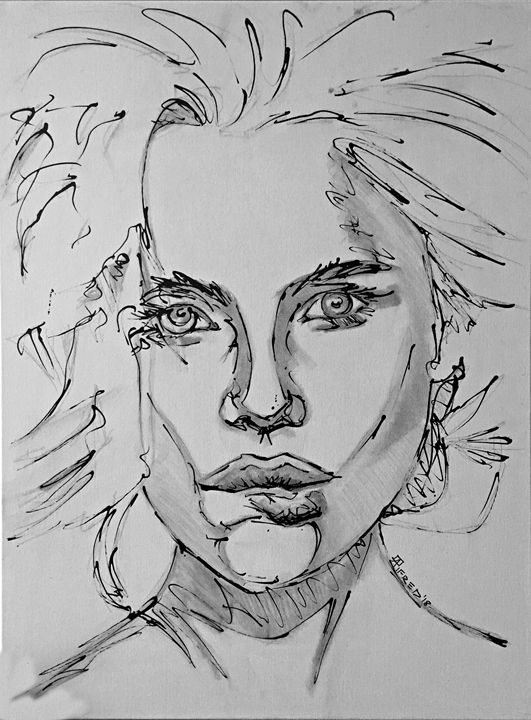 AlhernArtist's tweet photo. Art of the Day! "Biting Lip". Buy at: https://t.co/wVsnFuWQP2 https://t.co/Rdy5ky4WwJ
