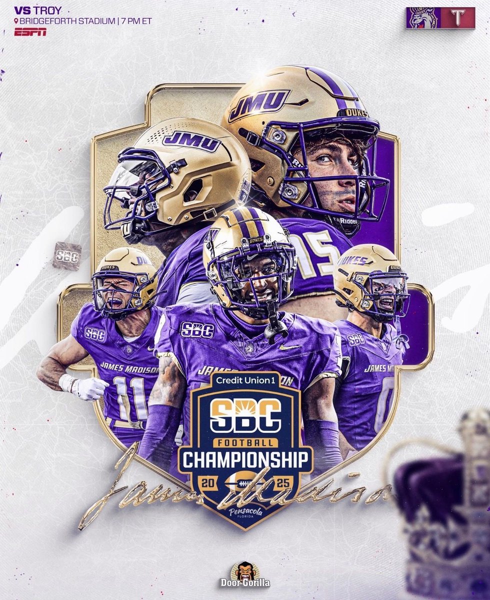 It's time for some championship football. Lets go #DUKES 7:00pm with sound on!