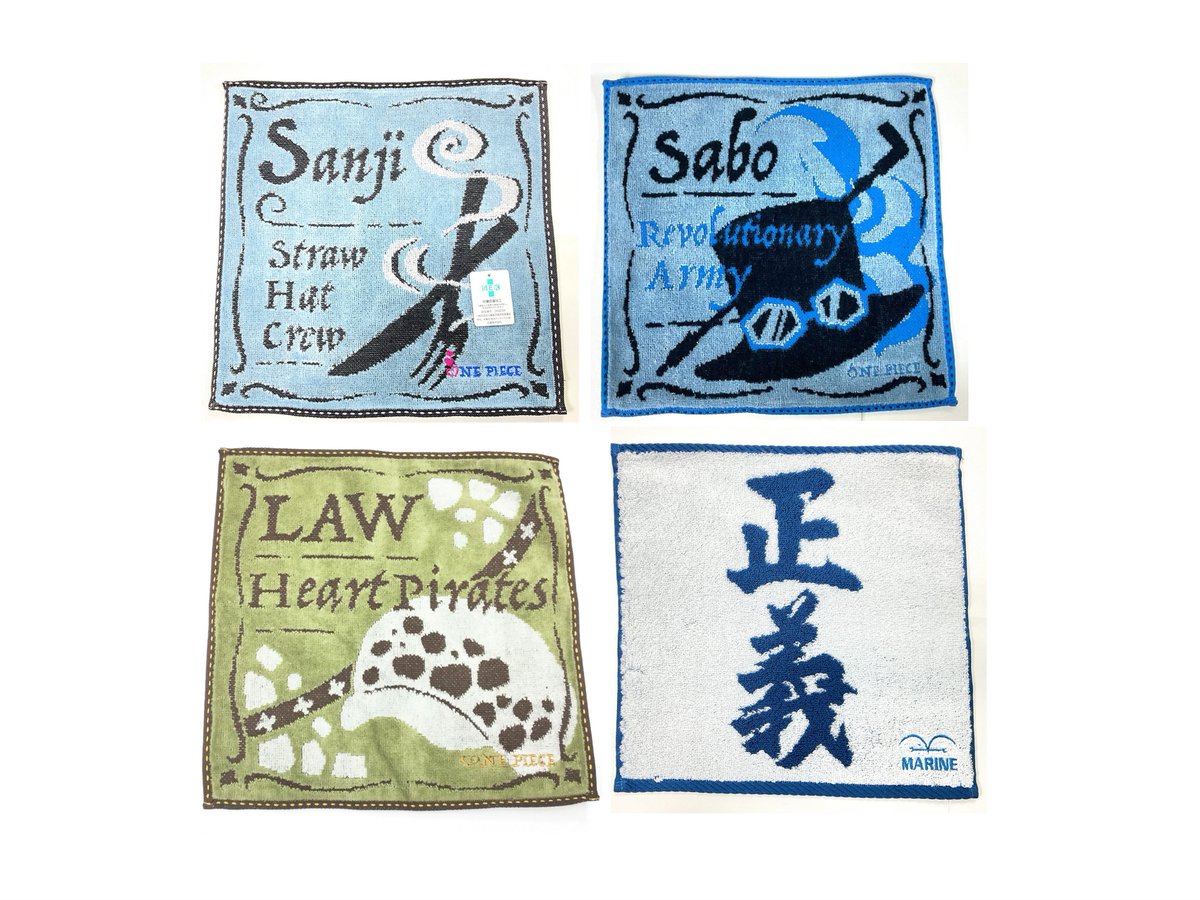 ミニタオル 各660円(税込) 本日、一部キャラクターが再入荷しました ミニタオル 各660円(税込) 本日、一部キャラクターが再入荷しました