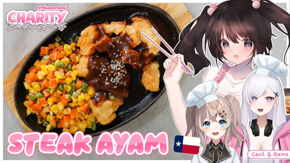 Sabtu pagi yang cerah
Enaknya makan Steak ga sih??
yuk masak steak bareng <a href="/CeciliaLieberia/">Cecilia Lieberia 🌙 『 Re:Memories 』</a> &amp; <a href="/ReinaKeina/">🎶Reina Keina 🎧〖 Davidbeatt 】</a>

📅 : 06 Desember 2025
⏰ : 12:15 GMT+7
📌 : youtube.com/watch?v=4c5RpX…