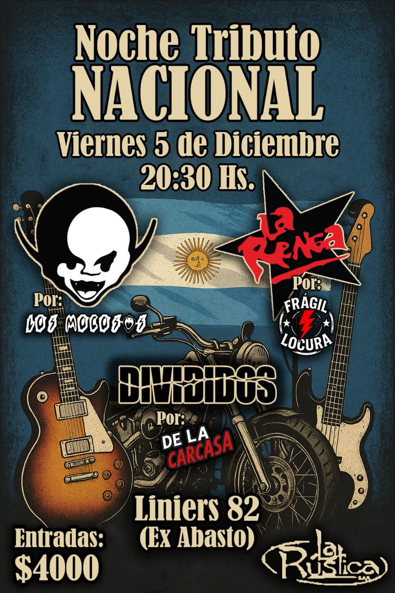 Viernes en tu bar amigo 🖐️

Desde las 21hs te esperamos con bandas en vivo 🤘

Pizzas, empanadas, papas, lomos, hamburguesas y más !

Promos de cerveza y vino toda la noche 🔥

En la semana de tu cumple te regalamos la birra 🍺 

Pensando en vos siemPRe 😎