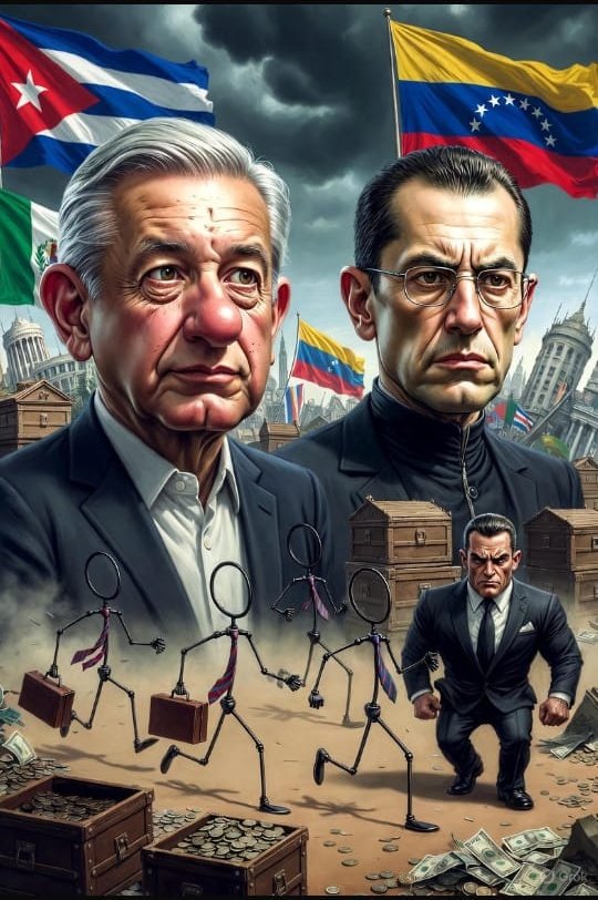 #NarcoPresirvientaEspuriaClaudia
#DatoProtegidoCHTPM
<a href="/DianaKarinaBa/">Diana Karina Barreras</a> y <a href="/Sergeluna_S/">Sergio Gutz. Luna</a>

Viernes 5 de diciembre de 2025

"La Gran Estampida: México, el nuevo parque jurásico de los capitales"

¡Bienvenidos al reality “Cómo convertir un país de 130 millones en una filial de Cuba y