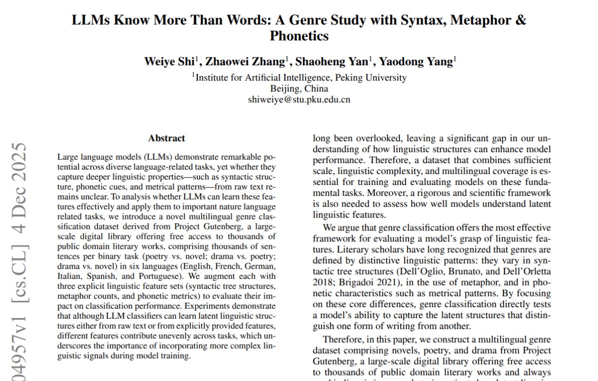 Genre paper first page