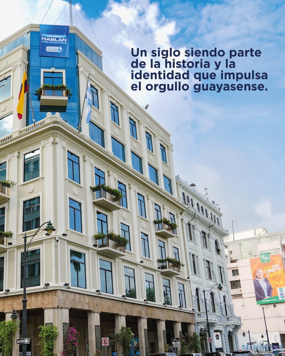 PrefGuayas's tweet photo. Descubre la historia de la Casa del Guayas, el Edificio Max Müller 🏛️✨
Un ícono que ha acompañado por más de un siglo el crecimiento y la transformación de nuestra provincia.

Este edificio patrimonial guarda la memoria de un Guayas en constante desarrollo, que se reinventa y que honra su identidad.

Más de cien años siendo parte de la historia e identidad que impulsa el orgullo guayasense.

¿Ya conocías esta historia?

#LasObrasHablanPorNosotros