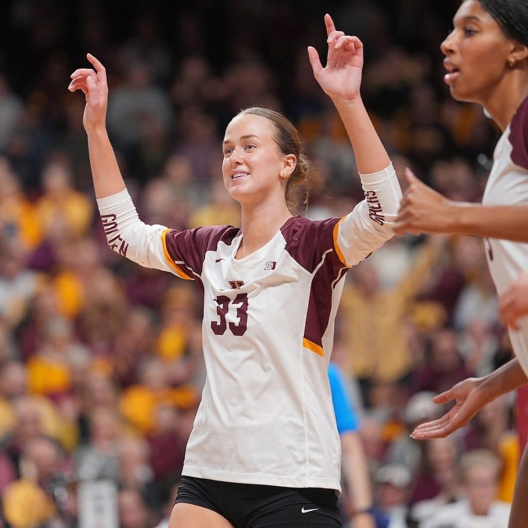 #Gophers complete the sweep of Fairfield with a 25-13 win in set 3.

Hanson led MN with 13 kills. Gilk and Meyer’s had 7, Kennedy had 5.

Minnesota hit .571, with only 1 hitting error.