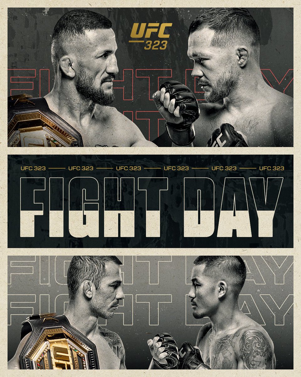 Showdown in Sin City 🍿

It's #UFC323 Fight Day in Las Vegas!

[ TONIGHT at 10pmET on @ESPN PPV ]