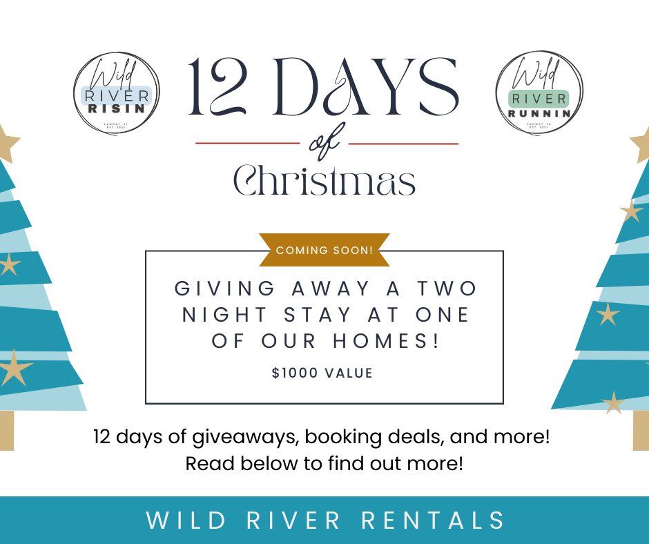 wildriverrental's tweet image. Repost, like, and follow to find out more  on how you can be gifted with a 2 night stay at our quiet escape in the Myrtle Beach/ Conway SC area. Two unique property opportunities that are loved by many! 
facebook.com/share/1FKRhWLk…

airbnb.com/l/x6pkYBQI

airbnb.com/l/jpCugEtF