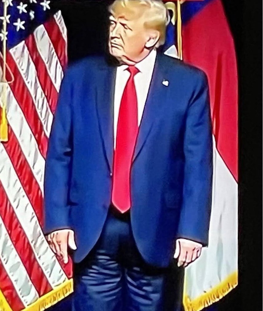 "We need a man running this Country!" 

The Man:
Wears makeup 
Wears hairspray
Wears heels 
Dumb as fuck
Whines about EVERYTHING 
Dodged the draft 
Shits himself 
And wouldn't last 10 minutes in the woods by himself. 😆