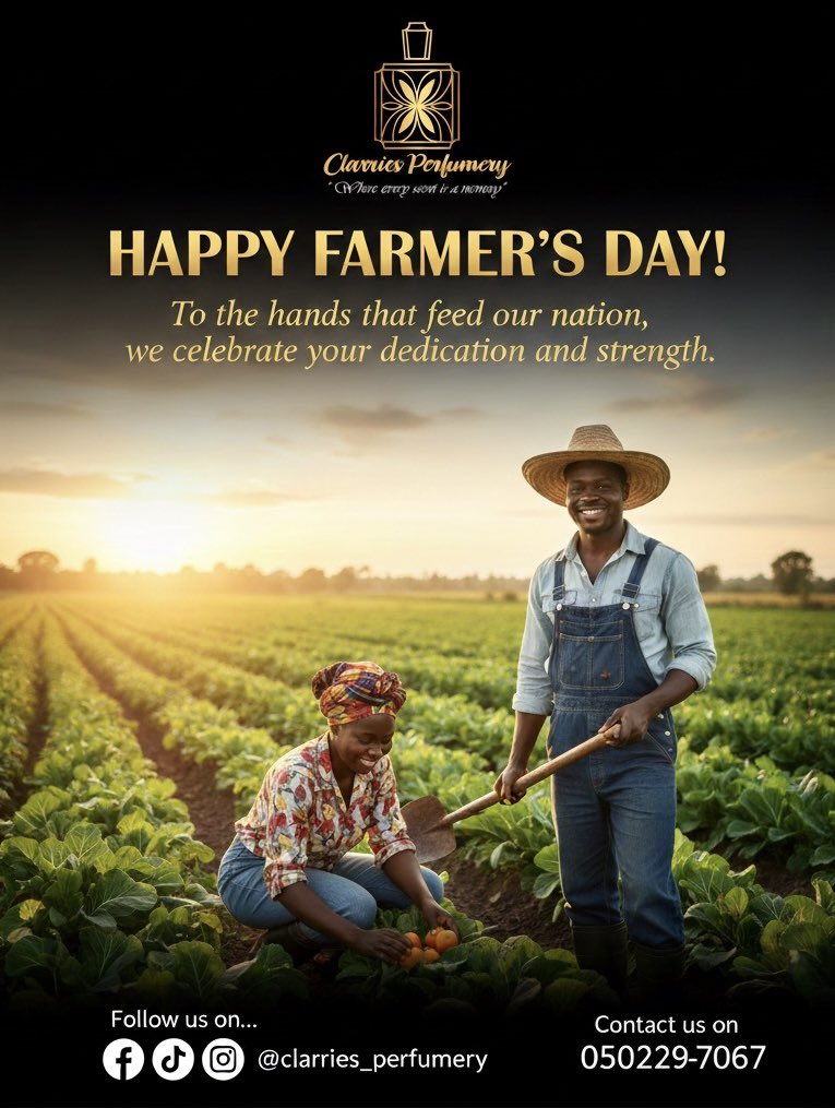 C_Perfumery's tweet photo. #FarmersDay #clarries_perfumery https://t.co/pTZT8Ygdhn