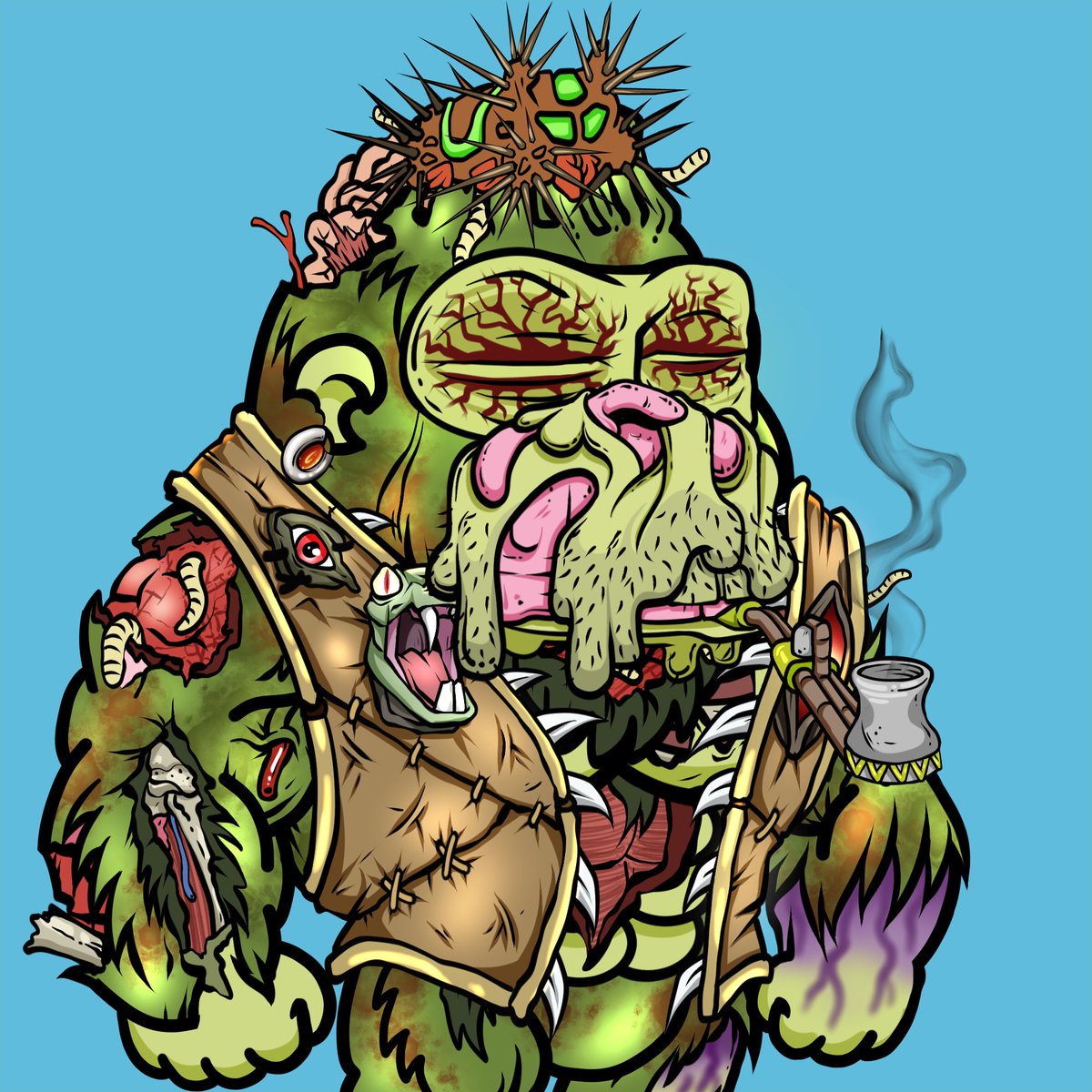 <a href="/ThePinkape/">P¡NK</a> <a href="/Doodrillas/">Doodrillas</a> Didn’t have the ape or serum so I just cut to the chase and picked this bad boy off the floor