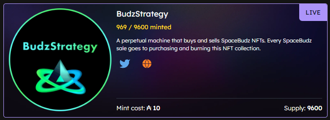 cnftstrategy's tweet photo. We are in Phase 1 of BudzStrategy
Mint phase (10 ADA)
https://t.co/Khrd9xyHWh https://t.co/Hm8kNbCIP8
