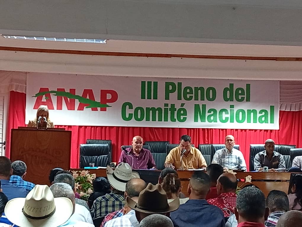 LidiaRguez77701's tweet photo. El funcionamiento orgánico de la Organización, fue tema de análisis en el Pleno de la #ANAPCuba,para trazar nuevas metas y con ello el fortalecimiento de nuestras estructuras en el sector cooperativo y campesino
#65AñosANAP
#SanctiSpíritusEnMarcha #ANAPCuba  #ANAPSanctiSpíritus https://t.co/zZ8odnSjQh