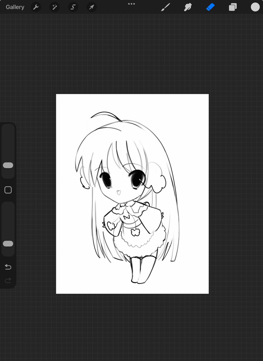 cloudia030's tweet image. I felt it's time for Christmas #chibi 

#artmoots