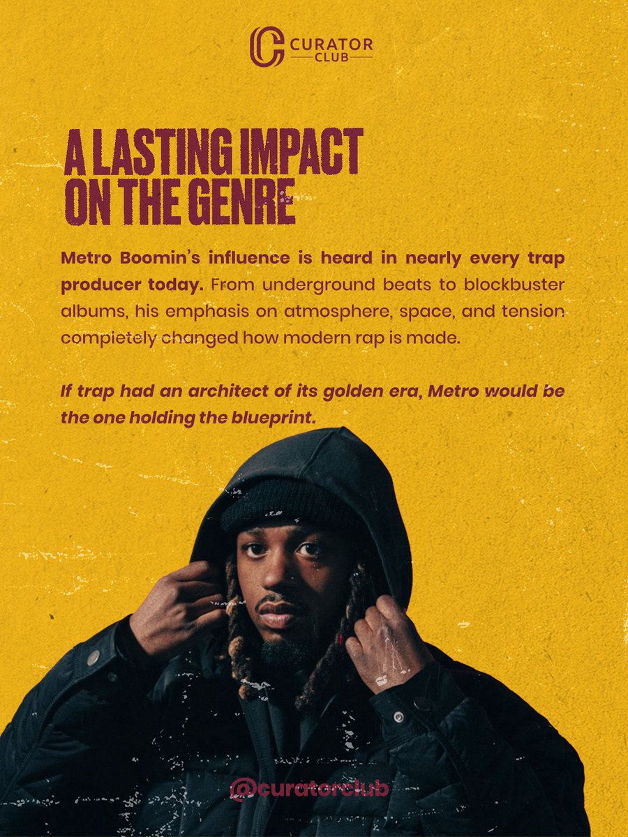 FACT: Trap as we know it doesn’t exist without <a href="/MetroBoomin/">Metro Boomin</a> 💥

#metroboomin #musicindustry #musicbusiness