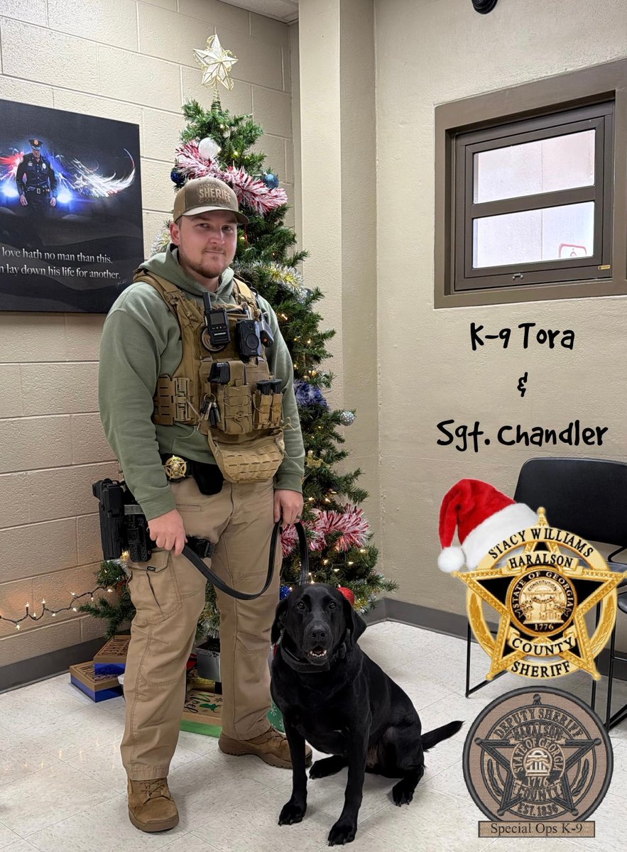 HaralsonSheriff's tweet image. K-9 Tora wishes you all a holly jolly weekend!🎄🐾

Y’all be safe out there, and make good choices.

#K9Tora🐾
#HappyWeekend
#K9ToraAndSgtChandler
#HaralsonChristmasSeason
#HCK9Division
#HCSO