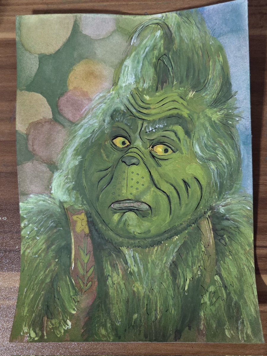 Thank you for stream today! We had a fabulous time as usual! We're only $40 from our Starlight goal! So exciting!

I'll give this Grinch painting away when we reach it! tiltify.com/@grayovercasta…

There's also a poll where you can pick your favorite version of the Grinch. #charity