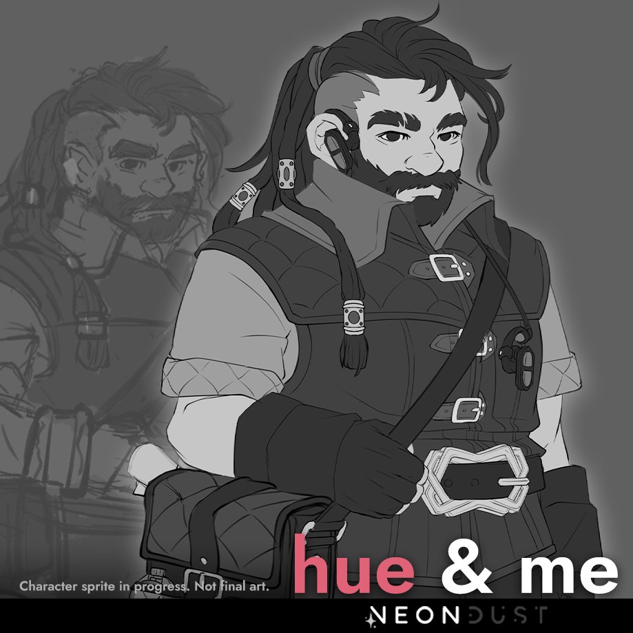 Hue and Me 🩶🩷🤍 by Neondust tweet media
