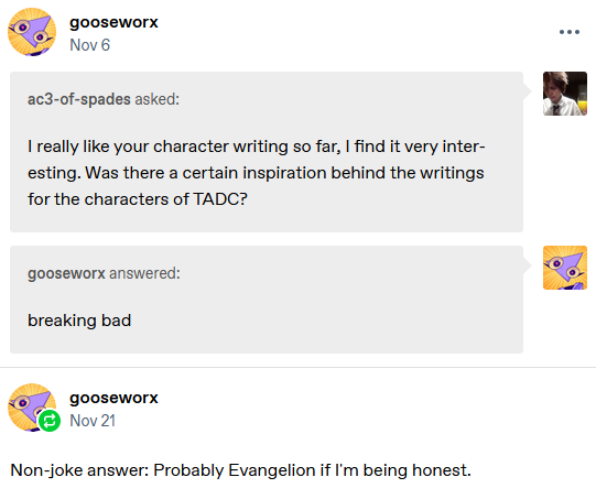 RandomBonez's tweet image. Honestly this explains a lot about TADC in hindsight