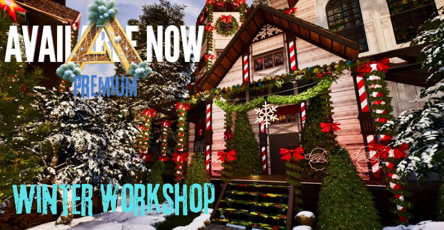 ❄️ WINTER WORKSHOP MOD GIVEAWAY! ❄️  
Let’s warm up the holidays with an icy giveaway!  

I’m giving away 2 Winter Workshop Mod codes for #ARKSurvivalAscended! Deck out your base with festive decorations!  

📜 How to Enter:  
1. Follow me  
2. Like this post  
3. Repost this