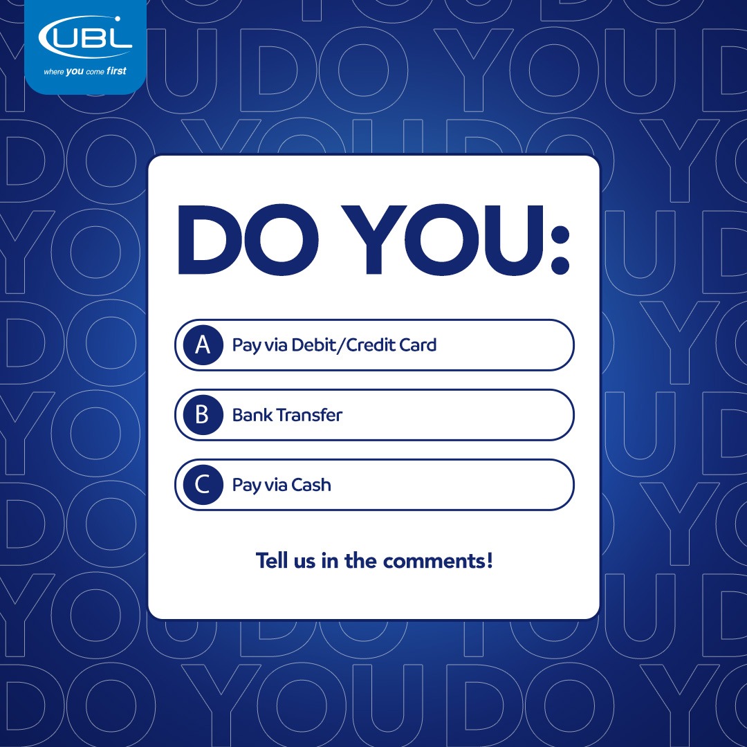 UBLDigital's tweet image. How do you prefer to settle your bills or make a purchase?

🤔 Is it the convenience of a Debit/Credit Card, the speed of a Bank Transfer, or the familiarity of Cash? Pick your favorite and tell us why in the comments!

#PaymentPreference #DigitalPayments #Cashless #BankTransfer