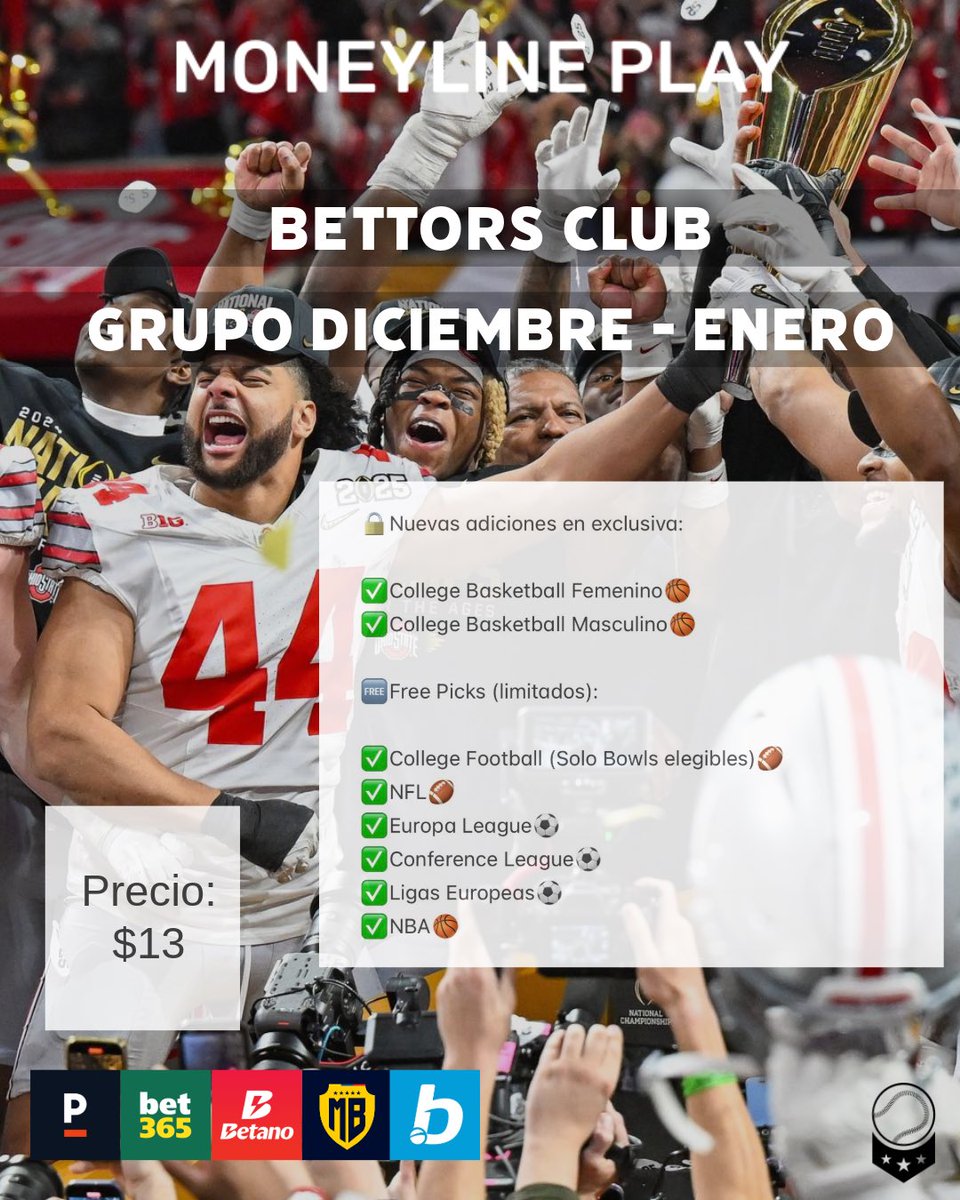 MoneylineplayPK's tweet photo. Okay, we’re back in the chat🎰

Vamos a cerrar el año con una promo🎉
Grupo Diciembre y Grupo Enero por el valor de un solo mes (13 dólares).

Valido solo hasta el 9 de diciembre, vamos a tener muchísimo contenido este mes🙌🏻

DMs abiertos si desean entrar📩📩 https://t.co/2rag5r7l6O
