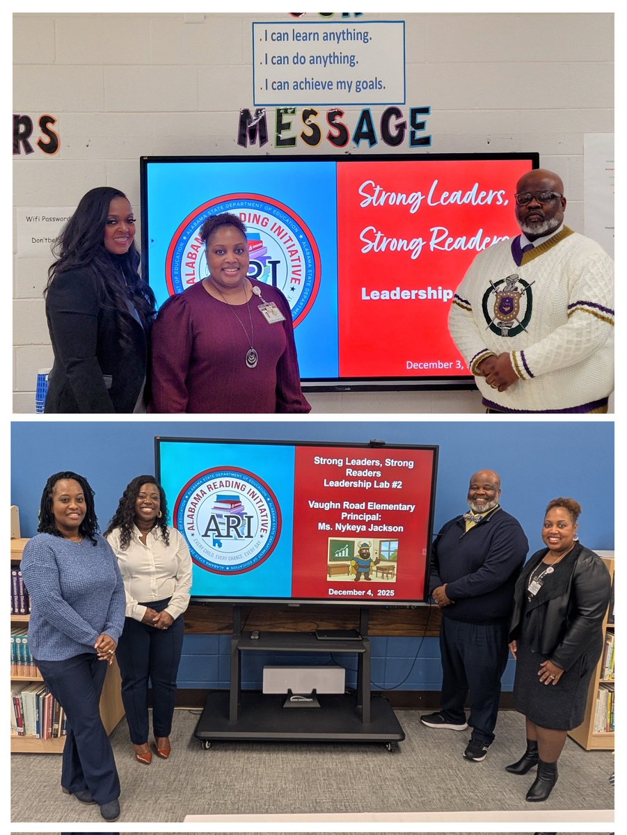 ARI_DrMilledge9's tweet photo. Instructional Leadership was on full display, during Region 8's SLSR, at Jackson Steele and @VaughnRoadMPS! #DrErvin #MsJackson @Alabama_Reading @HenryTellis @mjshields @SStokesDees @Bhshort @VickieChappelle @Angie1262009 @MPSAL @SSA_Supers @AlabamaMTSS @AlabamaAchieves https://t.co/naWeF4byY9