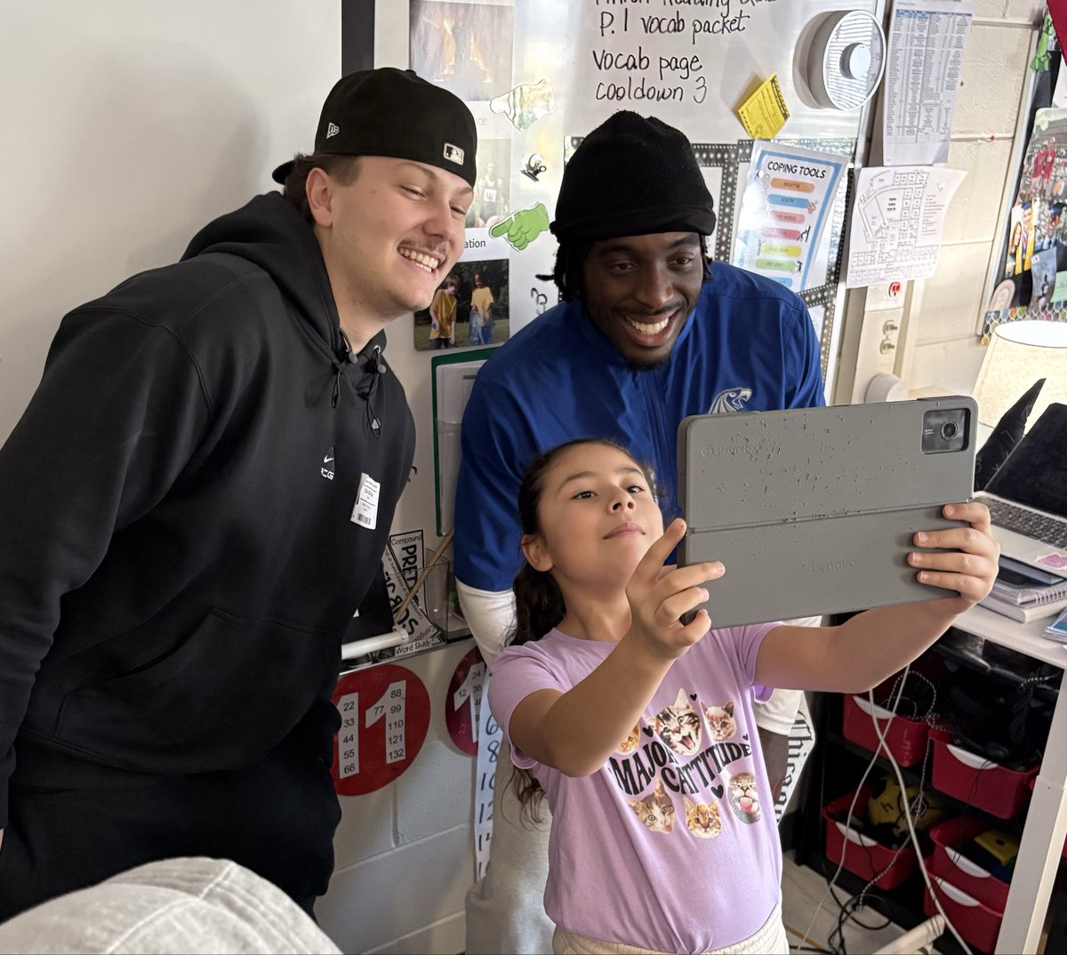 What’s one good thing about our class? First answer: “We get to have the <a href="/_HarperBaseball/">Harper College Baseball</a> team come &amp; help us!” Thanks to these Hawks ⚾️ 🦅 who helped celebrate some solid math fluency practice AND shared some valuable life lessons. <a href="/D59Rupley/">Rupley Elementary</a> <a href="/CCSD59/">CCSD59</a> <a href="/CurriculumAssoc/">Curriculum Associates</a>