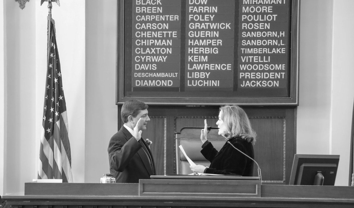 Seven years ago today, I was elected Maine Senate President - an honor I never would've imagined for myself in a building where I never thought I'd belong. like me could belong. #MEpolitics
