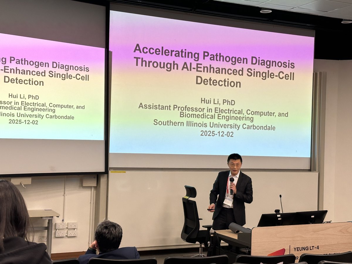 med_device_SIU's tweet photo. At the IEEE Nanomed Conference, Dr. Li showcased rapid pathogen diagnostic techniques. Our AI-driven single-cell analysis technology was honored as a Best Paper Finalist. Additionally, we connected with many friends and enjoyed ourselves immensely! https://t.co/4blOxCwgsG