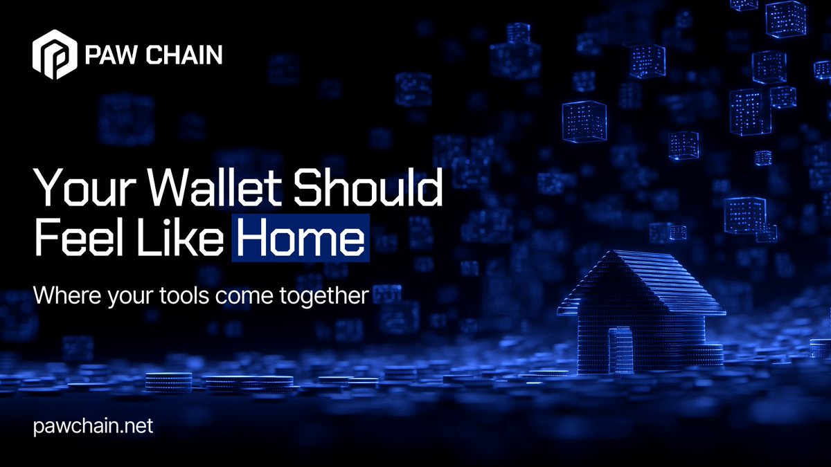 Your wallet should feel like home. 🏠

⚡ Our aim for Q1 is a structure that feels unified, and a wallet that will be your base. 

We're building the new community &amp; enterprise dashboards to work alongside the wallet as one connected UX. 🪢

👉 Read more: pawchain.net/blog/the-futur…