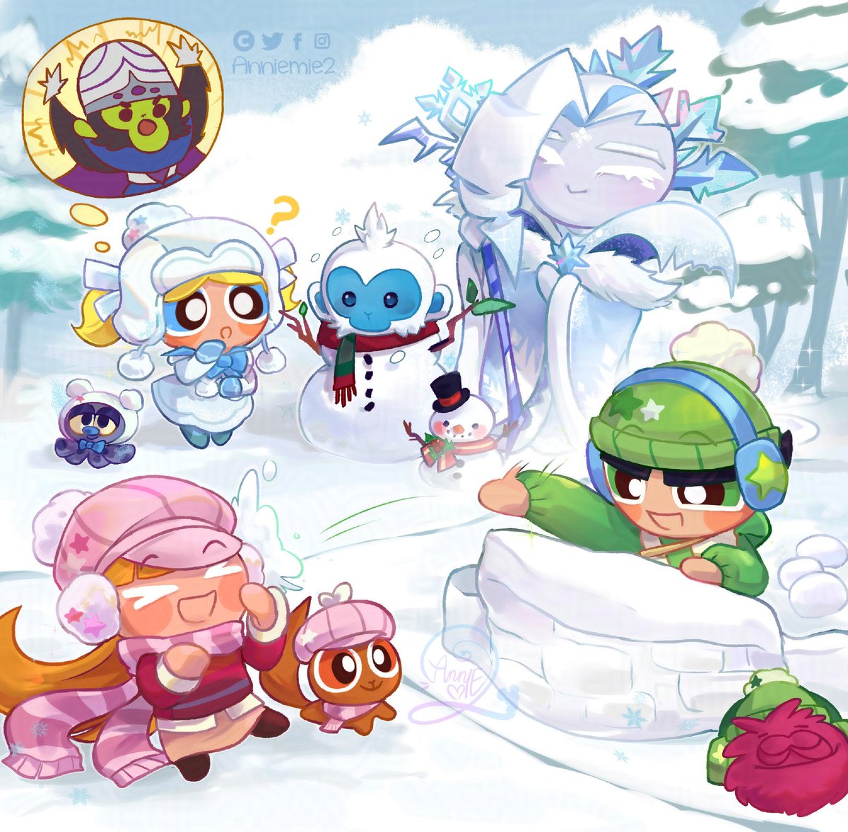 Anniemie21's tweet image. ❄☃️

#气球塔防6 #クッキーラン